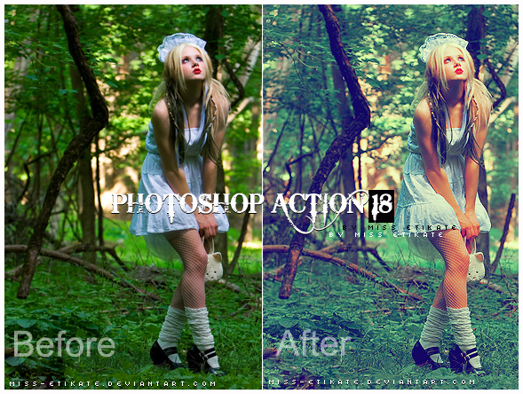 Photoshop Action 18 by Miss Etikate