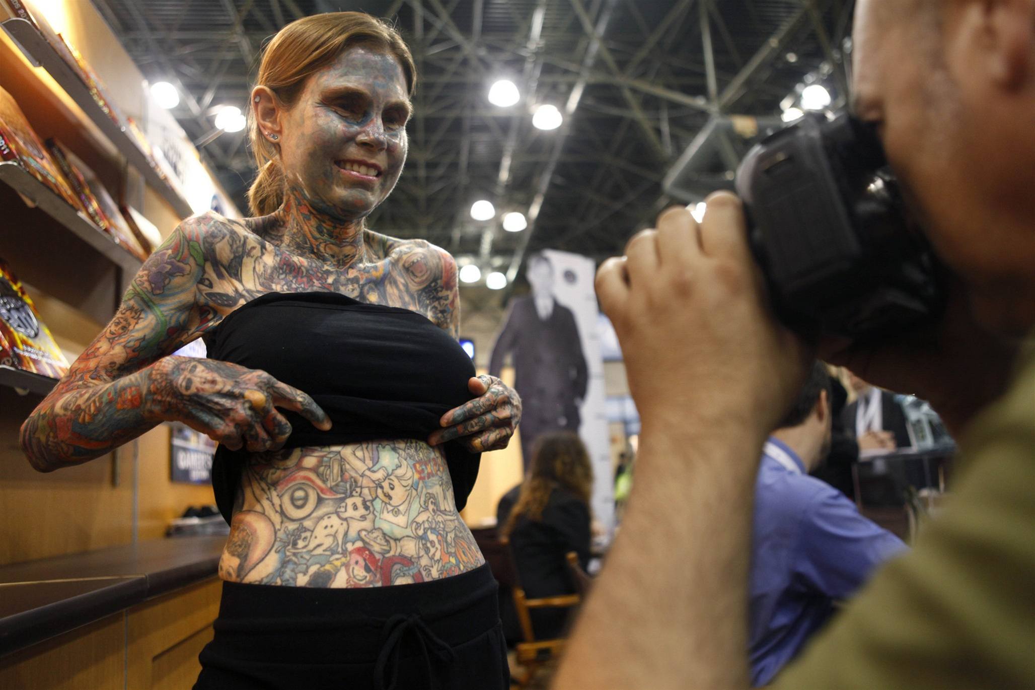Tattooed britains woman most ‘Britain’s most
