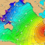 Tsunami travel time Valdivia 1960