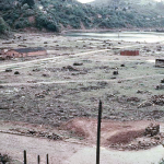 The center of Corral was almost completely destroyed by a tsunami - Autumn 1960