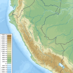 Peru physical map