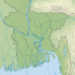 Location map of Bangladesh